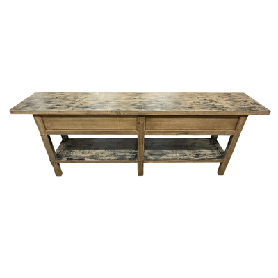 Wandtafel zwart finish 4 la en plank uniek