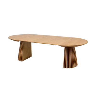 Uitschuifbare houten eettafel Alko - 120 tot 240