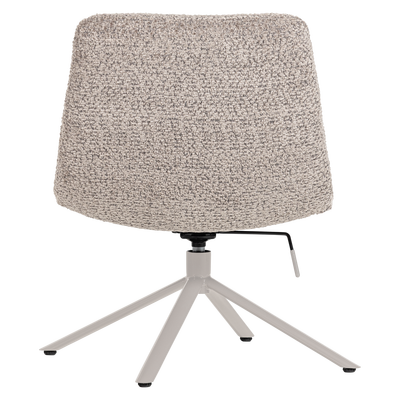 Soren verstelbare draaifauteuil wollig grijs