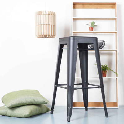 Metalen barkruk Café (zithoogte 77 cm)