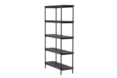 Nuku Open Kast 190cm - Zwart