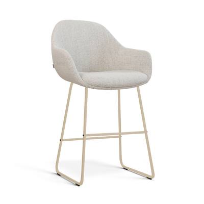 barkruk nino-mae beige onderstel