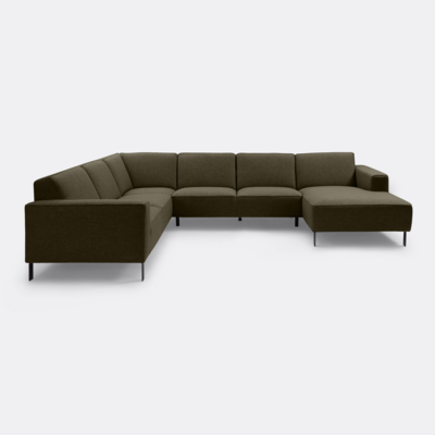 Loods 5 u-hoekbank Toronto nero