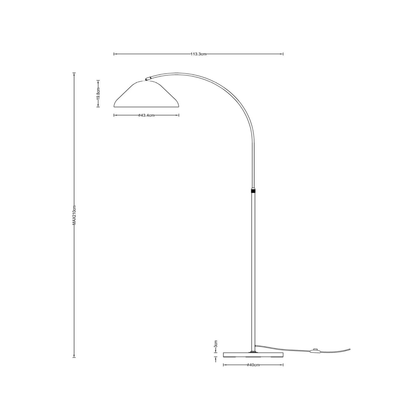 Andres vloerlampen taupe en beige