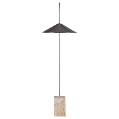 Korn vloerlamp metaal chroom