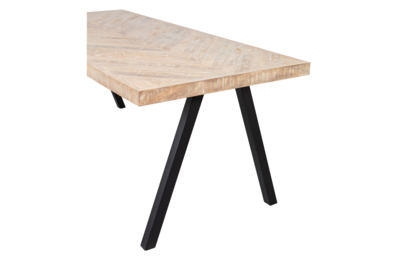 WOOOD tafel Tablo mango visgraat 180x90