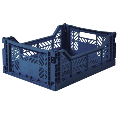 Vouwkratje Midi selectie blauwkleurig