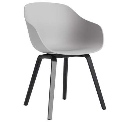 HAY stoel AAC 222 eiken zwart gelakt frame