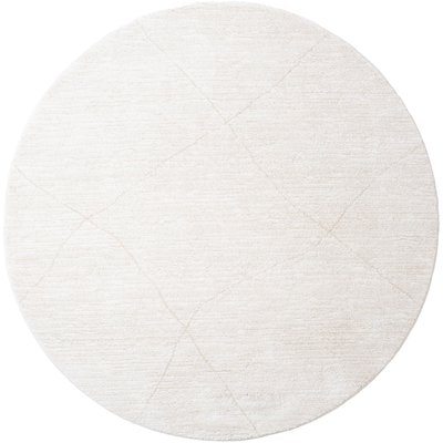 Vloerkleed Nica Creme Rond