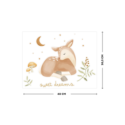 Muurstickers Fairy Garden Sweet Dreams