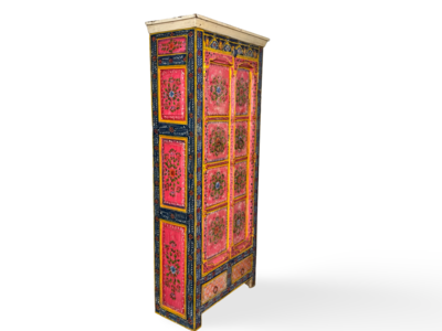 Kast 2 deur 2 la mixed color uniek