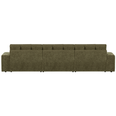Second date chaise longue links velvet antraciet
