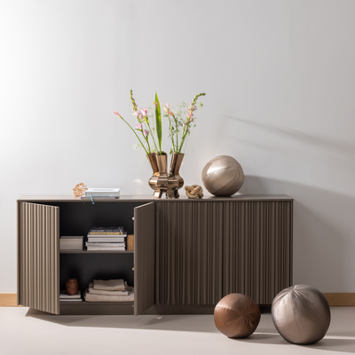 Rodeo bal kussen klein metallic naturel