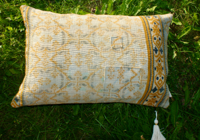 Kussen Kantha vintage 40x60 cm