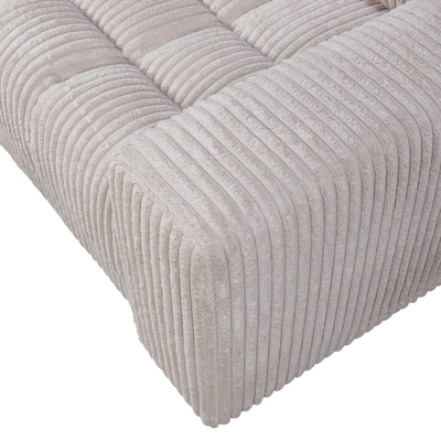 Second date loveseat velvet warmgrijs