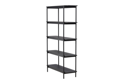 Nuku Open Kast 190cm - Zwart