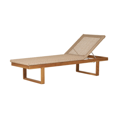 Houten tuin loungestoel Elodie