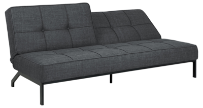 Tava Slaapbank - 198 x 95cm - Donker Grijs