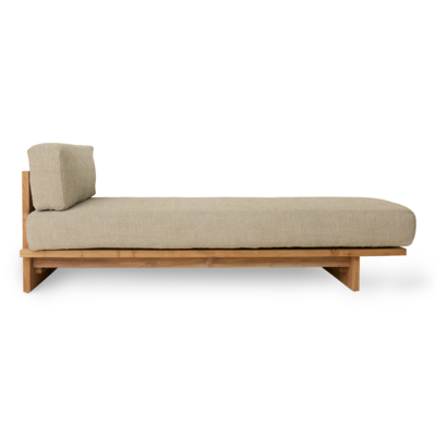 HKliving ligstoel Outdoor Daybed Teak