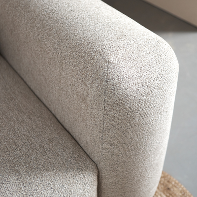 Riva Hoekbank Beige, Chaise Longue
