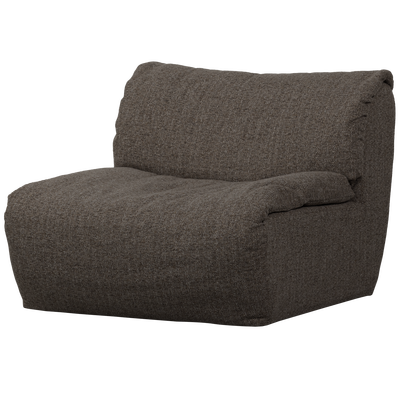 Baggy 1-zits element geweven chenille oudroze