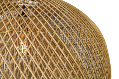 Hanglamp Rotan dubbele bol