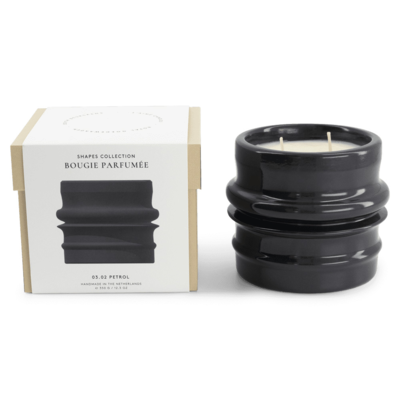 Kaars Shape 03.02 Candle &amp; Happy lid Petrol