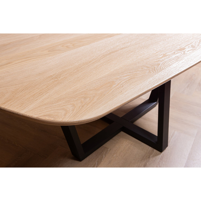 Tablo eettafel organisch dl 220x100cm transparant [fsc]