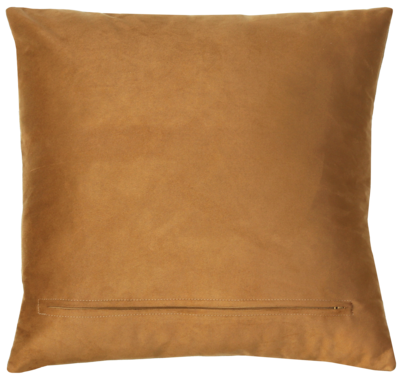Kussen ruit suède mocha mousse