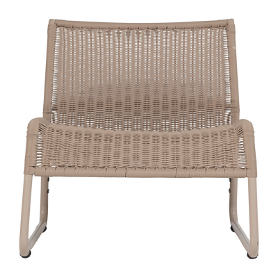 West tuin loungestoel honinggeel