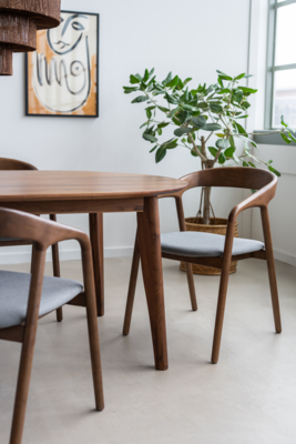 Eetkamerstoel Ruby walnut