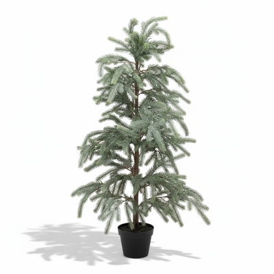 Kunst Blauwspar kerstdecoratie