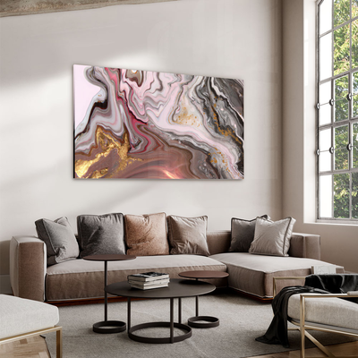 Walljar acrylglas schilderij - Touch of gold
