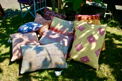 Kussen Kantha vintage 50x70 cm