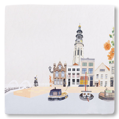 StoryTiles wandtegel Moois uit Middelburg