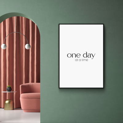 Walljar plexiglas schilderij - One Day At A Time