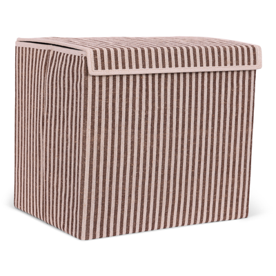 Opbergdoos Auri stripe brown