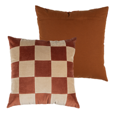 Zena kussens roze/roestbruin - set van 4