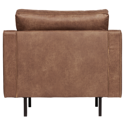 Rodeo classic fauteuil ribstof roestbruin