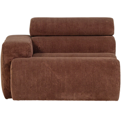 Novi 1-zits element arm links boucle karamelbruin