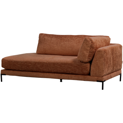 Couple lounge element rechts roest melange