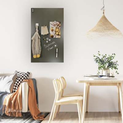 Magneetbord mat – krijtbord olijfgroen