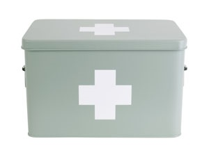 EHBO doos large metal matt