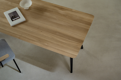 Studio HENK tafel Slim Co Rechthoekig, zwart frame - Smart Collectie