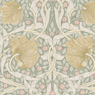 Behang William Morris at Home Pimpernel