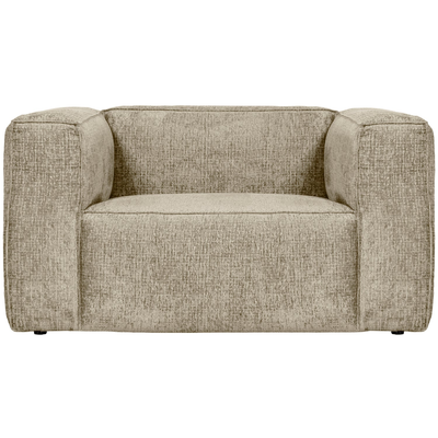 Bean fauteuil chenille velvet naturel