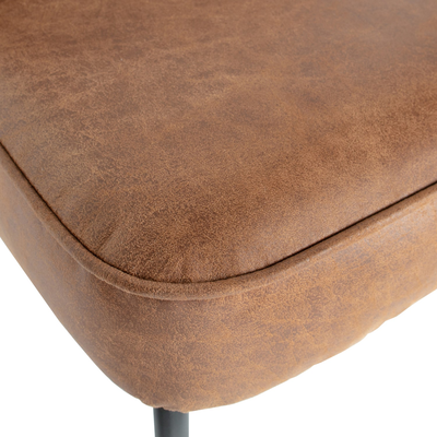 Vogue eetkamerstoel structure velvet brass