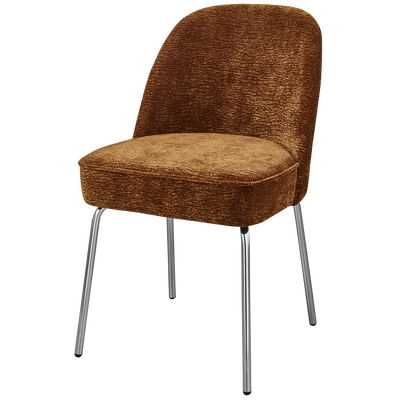 Vogue eetkamerstoel structure velvet brass