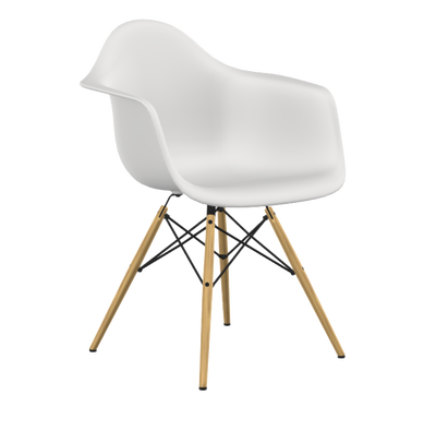 Vitra Eetkamerstoel DAW licht esdoorn wit