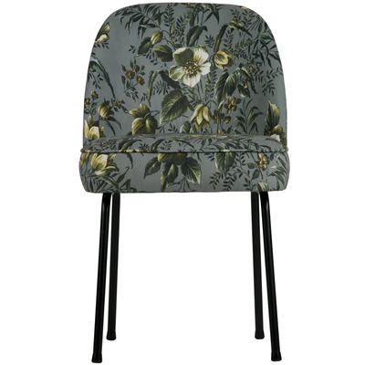Vogue eetkamerstoel structure velvet brass